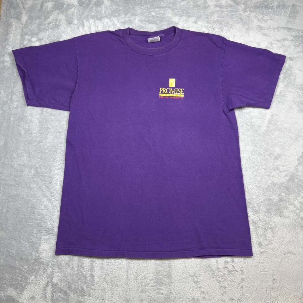 Vintage Promise Keepers Shirt Mens XL Tultex Men of Integrity Christian 90s Tee